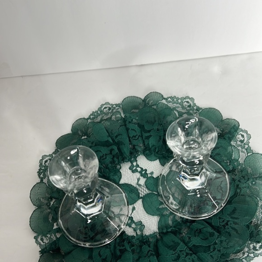 CANDLE HOLDERS, GLASS - Picture 14 of 17